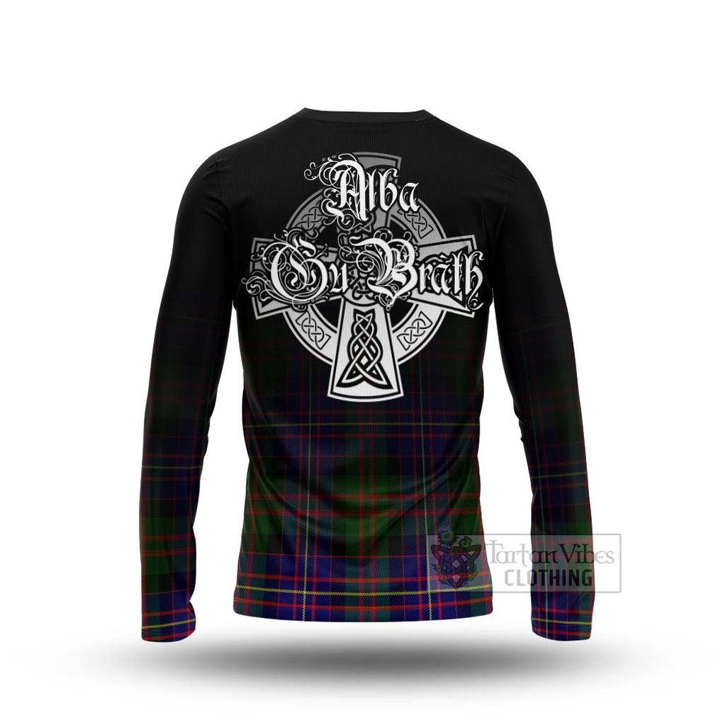 Chalmers Tartan Long Sleeve T-Shirt Featuring Alba Gu Brath Family Crest Celtic Inspired - Tartan Vibes Clothing