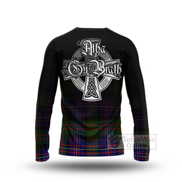 Chalmers Tartan Long Sleeve T-Shirt Featuring Alba Gu Brath Family Crest Celtic Inspired - Tartan Vibes Clothing