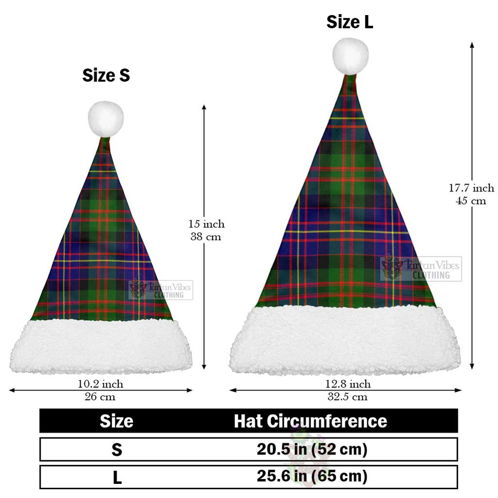 Chalmers Tartan Christmas Santa Hats Christmas Hat L 25.6in (65cm) - Tartan Vibes Clothing