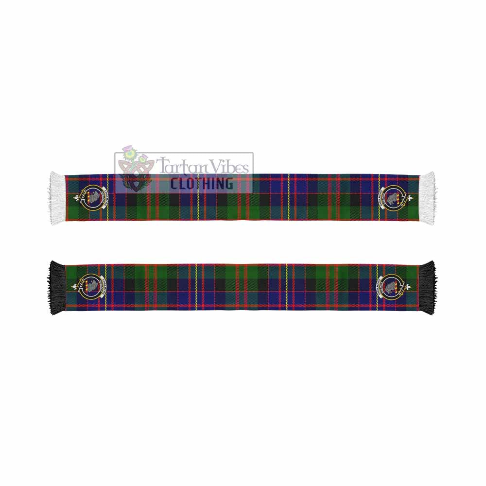 Chalmers Tartan Ruffneck Scarf with Family Crest - Tartan Vibes Clothing