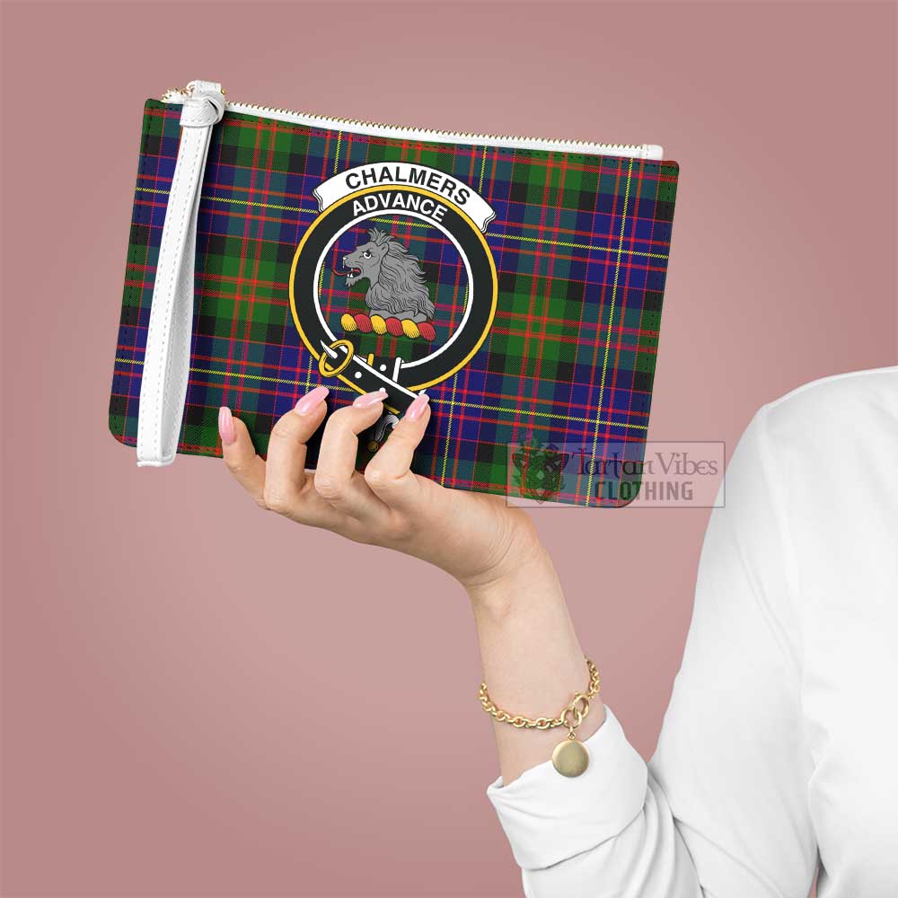 Tartan Vibes Clothing Chalmers Family Crest Tartan Clutch Bag