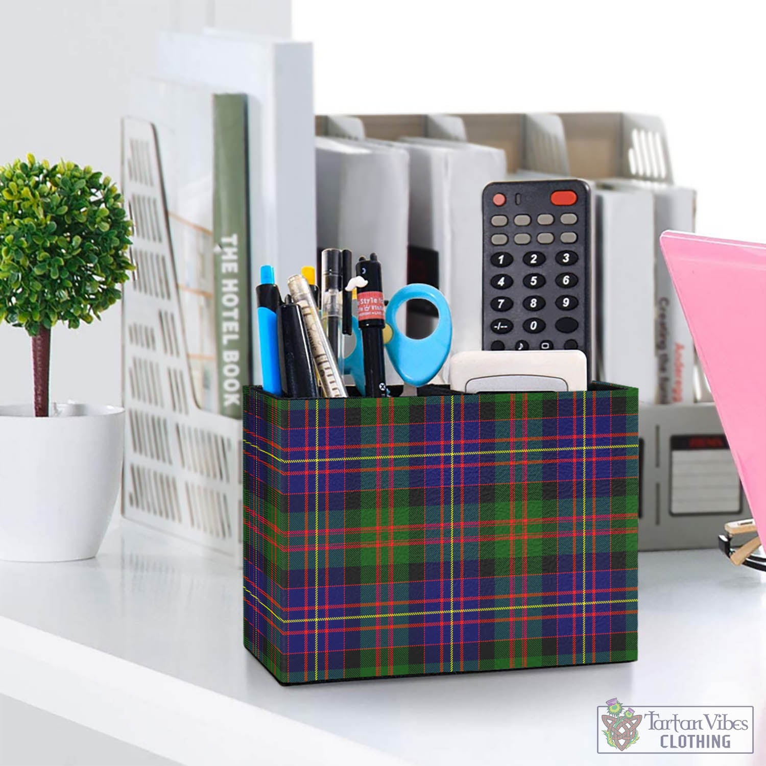 Chalmers Tartan Pen Holder One Size 5.9"(L)*2.7"(W)*4.3"(H) - Tartan Vibes Clothing