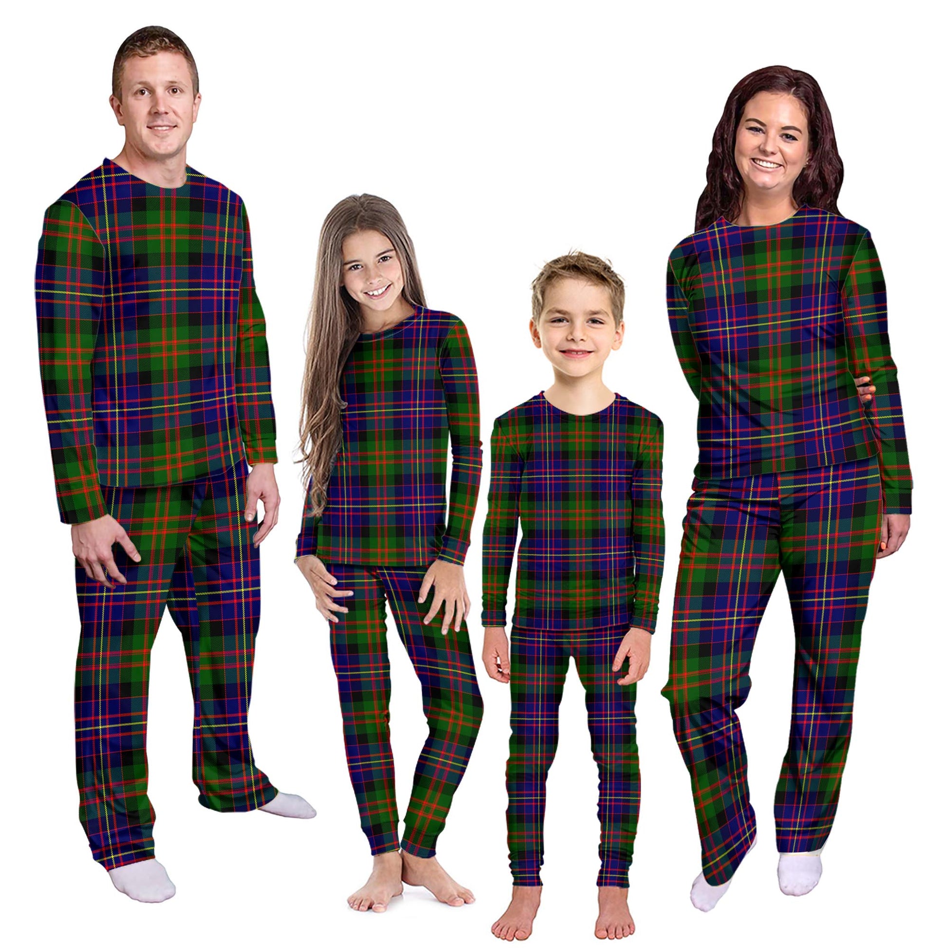 Chalmers Tartan Pajamas Family Set Kid - Tartan Vibes Clothing