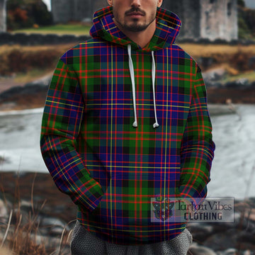 Chalmers Tartan Cotton Hoodie Zip Hoodie - Tartan Vibes Clothing