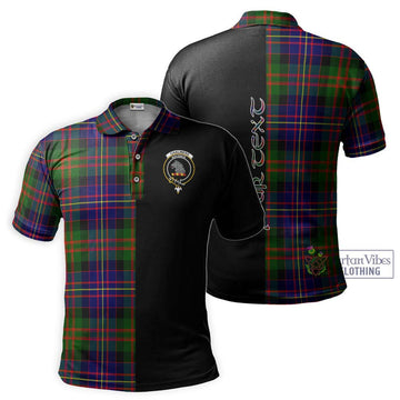Chalmers Tartan Polo Shirt with Family Crest and Half Of Me Style Kid - Tartan Vibes Clothing