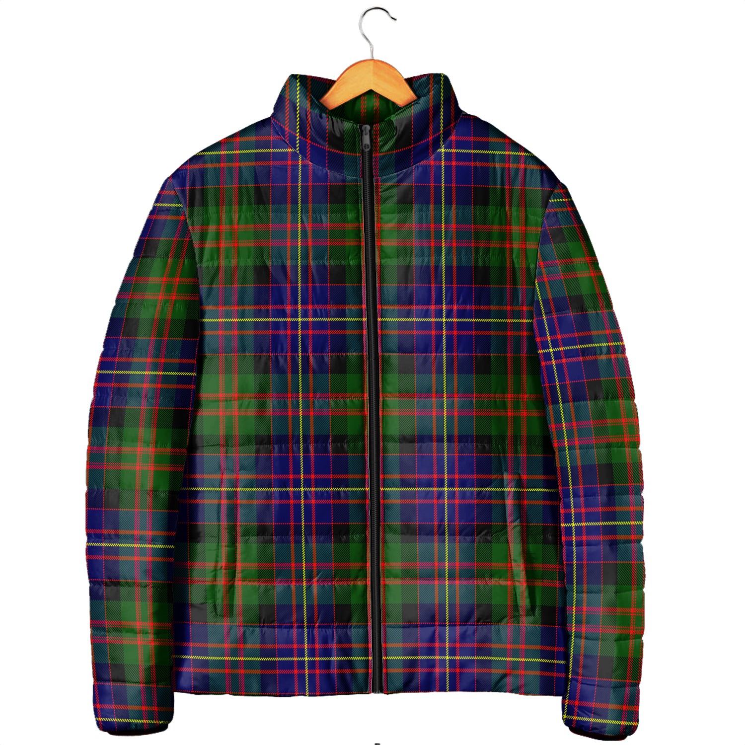 Chalmers Tartan Padded Jacket Men's Padded Jacket - Tartan Vibes Clothing