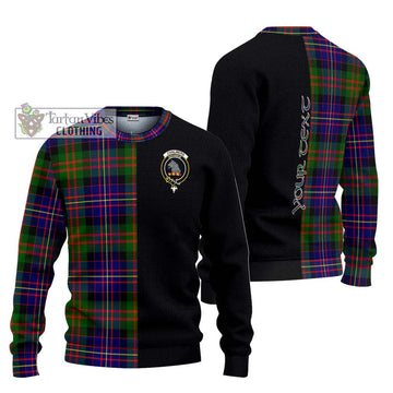 Chalmers Tartan Ugly Sweater with Family Crest and Half Of Me Style Unisex - Tartan Vibes Clothing