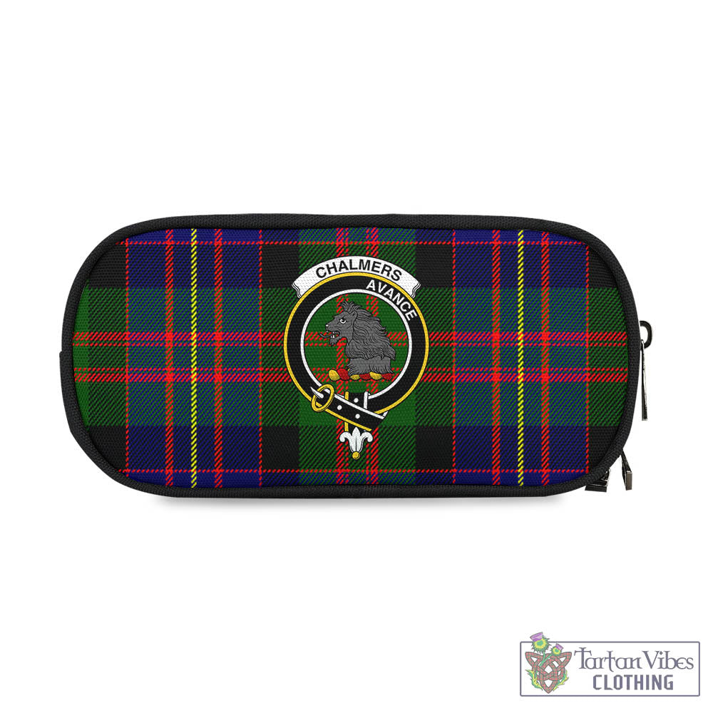 Chalmers Tartan Pen and Pencil Case with Family Crest One Size 4.13*8.74 inch - Tartan Vibes Clothing