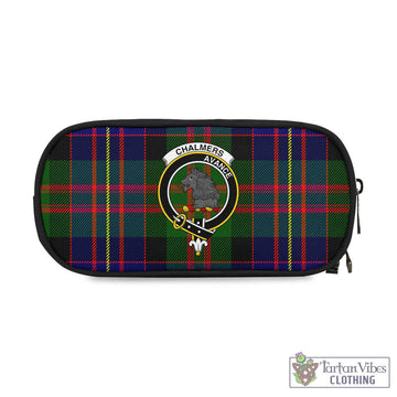 Chalmers Tartan Pen and Pencil Case with Family Crest One Size 4.13*8.74 inch - Tartan Vibes Clothing
