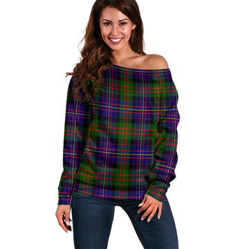 Chalmers Tartan Off Shoulder Women Sweater Women - Tartan Vibes Clothing