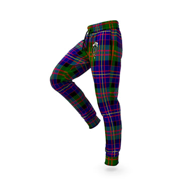 Chalmers Tartan Joggers Pants with Family Crest S - Tartan Vibes Clothing