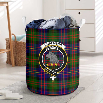 Chalmers Tartan Laundry Basket with Family Crest One Size - Tartan Vibes Clothing