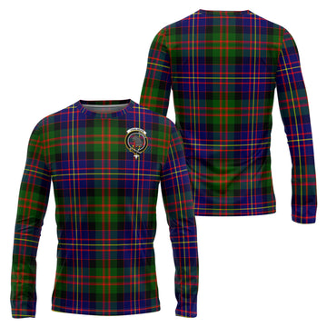 Chalmers Tartan Long Sleeve T-Shirt with Family Crest Unisex - Tartan Vibes Clothing