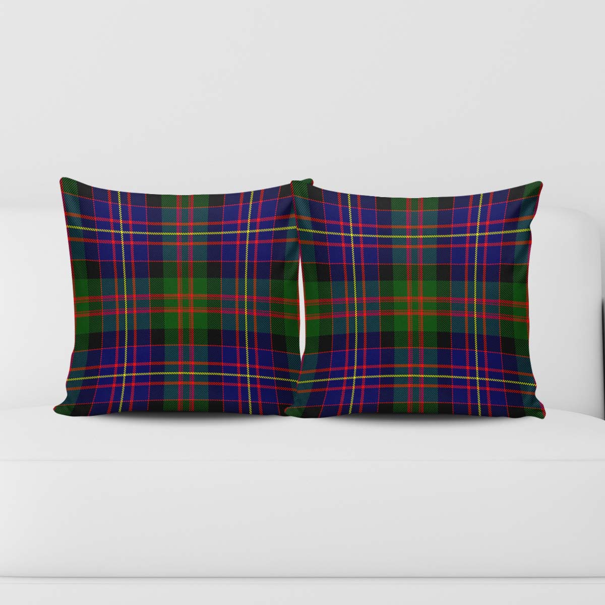 Chalmers Modern Tartan Pillow Cover Square Pillow Cover - Tartanvibesclothing
