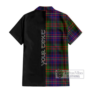 Chalmers Tartan Hawaiian Shirt with Family Crest and Half Of Me Style - Tartan Vibes Clothing