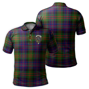 Chalmers Tartan Men's Polo Shirt with Family Crest - Tartan Vibes Clothing