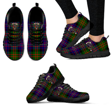 Chalmers Tartan Sneakers with Family Crest