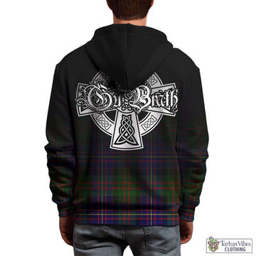 Chalmers Tartan Hoodie Featuring Alba Gu Brath Family Crest Celtic Inspired - Tartan Vibes Clothing