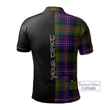 Chalmers Tartan Polo Shirt with Family Crest and Half Of Me Style - Tartan Vibes Clothing
