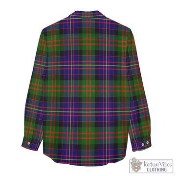 Chalmers Modern Tartan Womens Casual Shirt with Family Crest