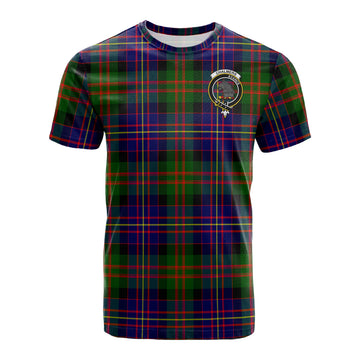 Chalmers Modern Tartan T-Shirt with Family Crest