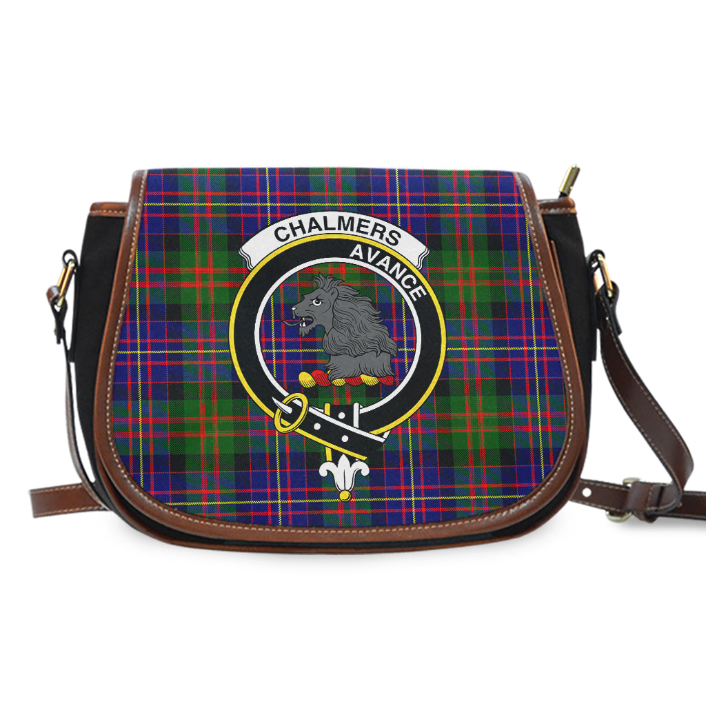 Chalmers Tartan Saddle Bag with Family Crest - Tartan Vibes Clothing