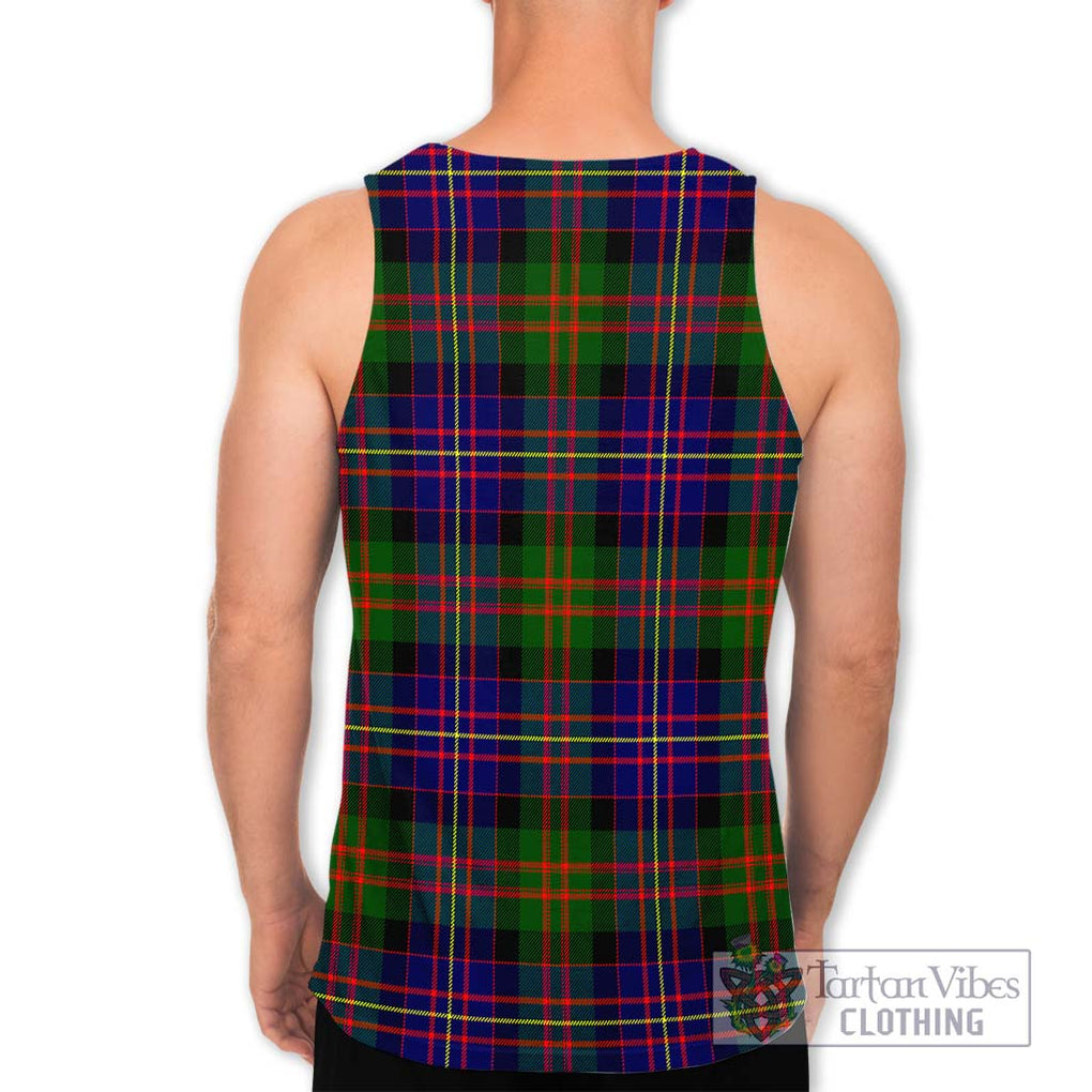 Chalmers Tartan Men's Tank Top with Family Crest DNA In Me Style - Tartan Vibes Clothing