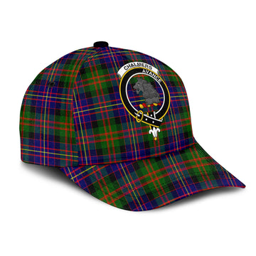 Chalmers Modern Tartan Classic Cap with Family Crest