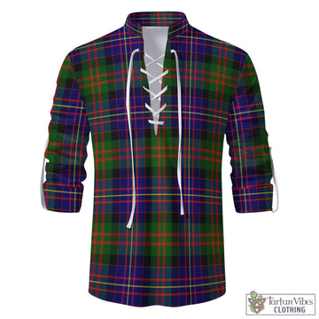 Chalmers Modern Tartan Men's Scottish Traditional Jacobite Ghillie Kilt Shirt