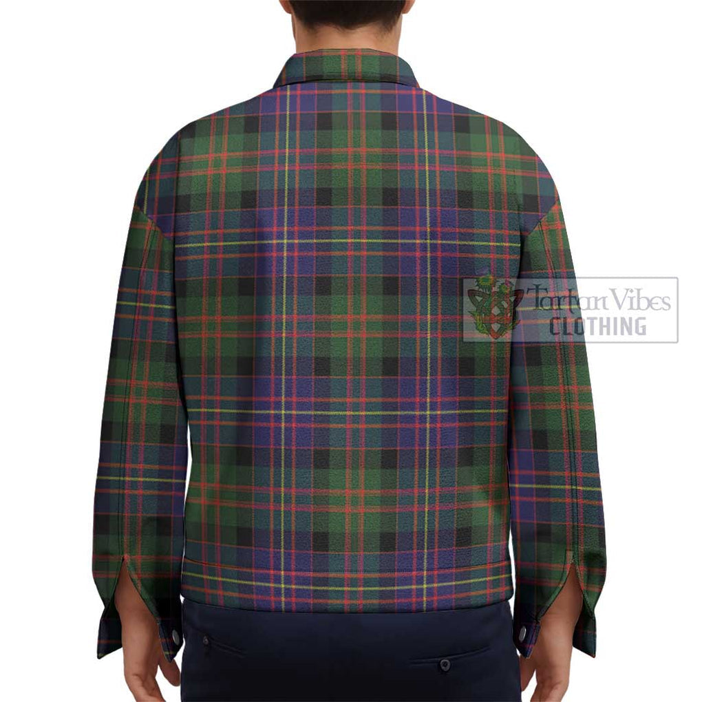Chalmers Tartan Unisex Lapel Cotton Jacket - Tartan Vibes Clothing