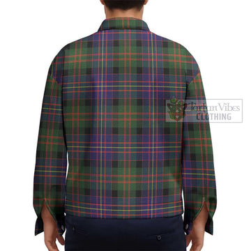 Chalmers Tartan Unisex Lapel Cotton Jacket - Tartan Vibes Clothing