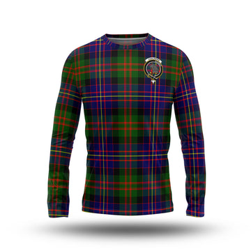 Chalmers Tartan Long Sleeve T-Shirt with Family Crest - Tartan Vibes Clothing