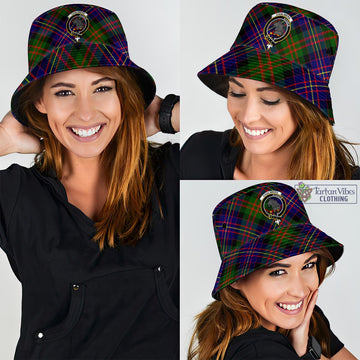Chalmers Tartan Bucket Hat with Family Crest - Tartan Vibes Clothing