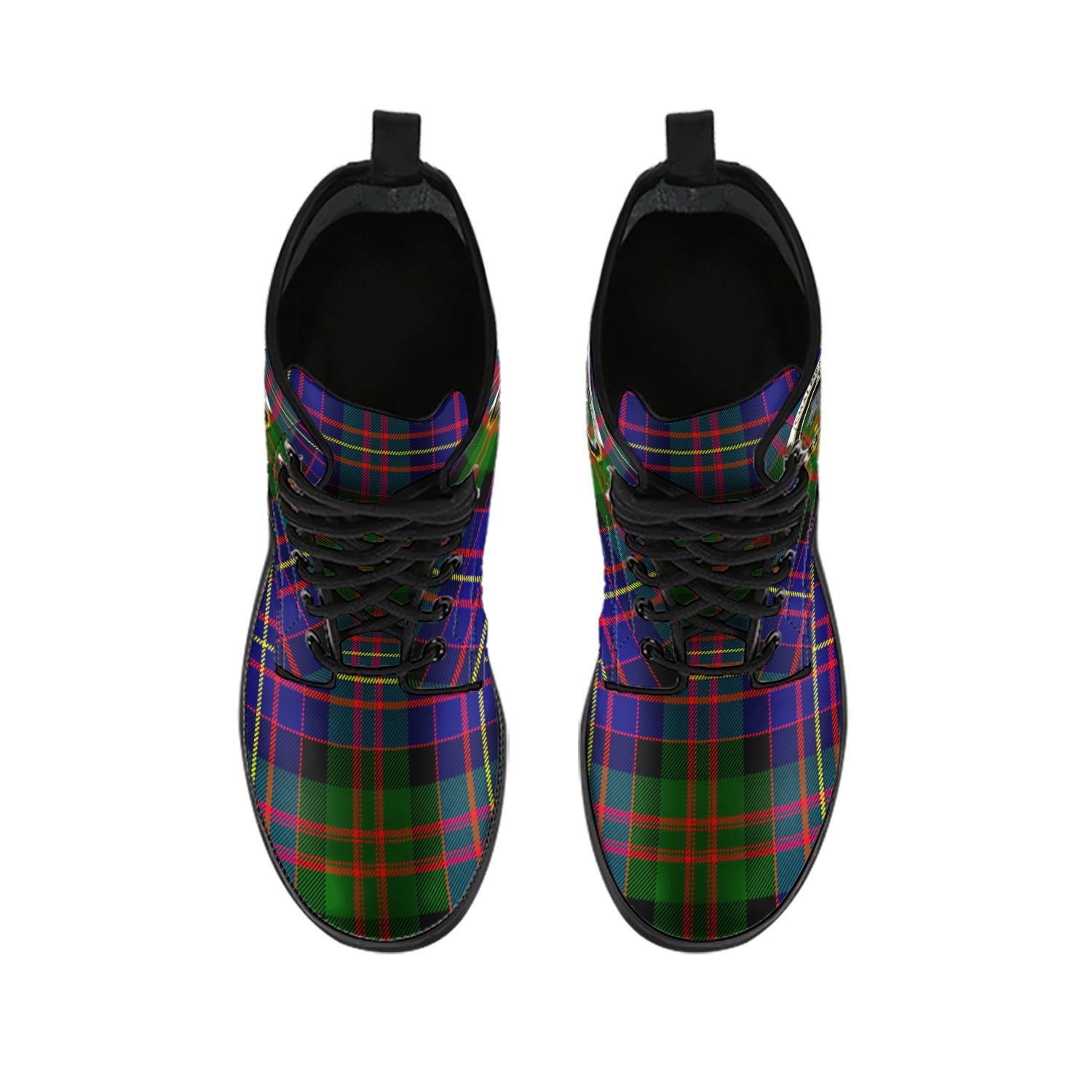 chalmers-modern-tartan-leather-boots-with-family-crest