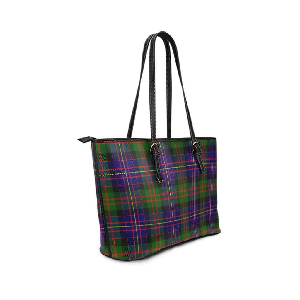 Chalmers Tartan Leather Tote Bag - Tartan Vibes Clothing