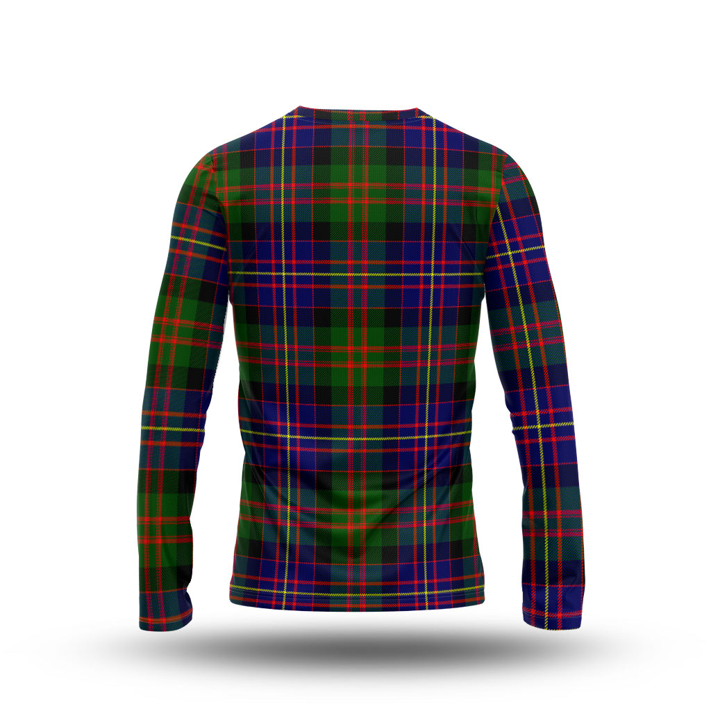 Chalmers Tartan Long Sleeve T-Shirt with Family Crest - Tartan Vibes Clothing