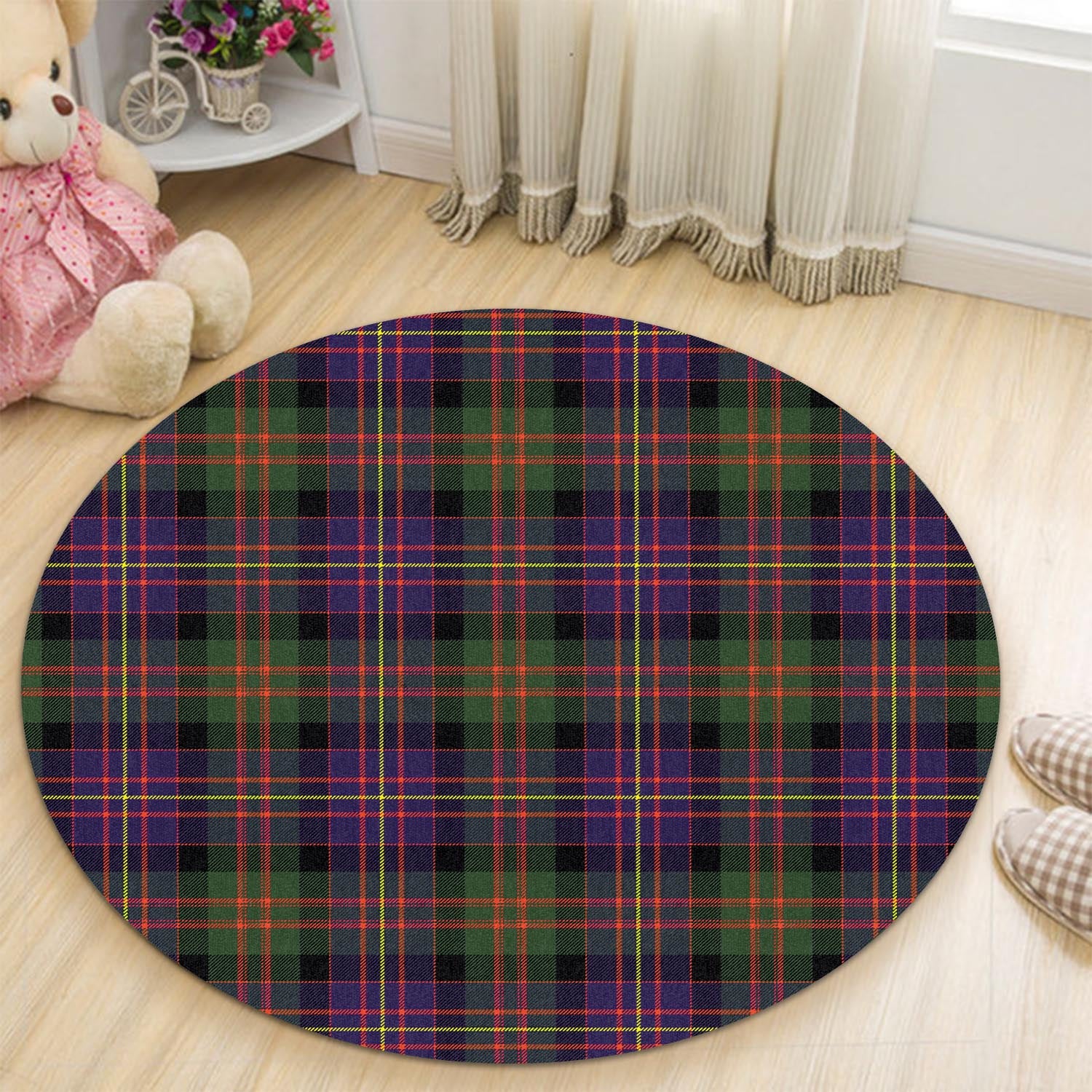 Chalmers Tartan Round Rug - Tartan Vibes Clothing