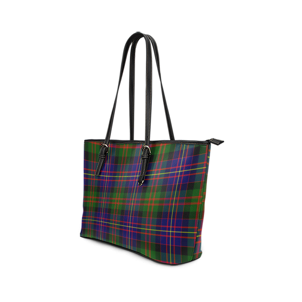 Chalmers Tartan Leather Tote Bag - Tartan Vibes Clothing