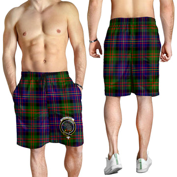 Chalmers Tartan Mens Shorts with Family Crest - Tartan Vibes Clothing
