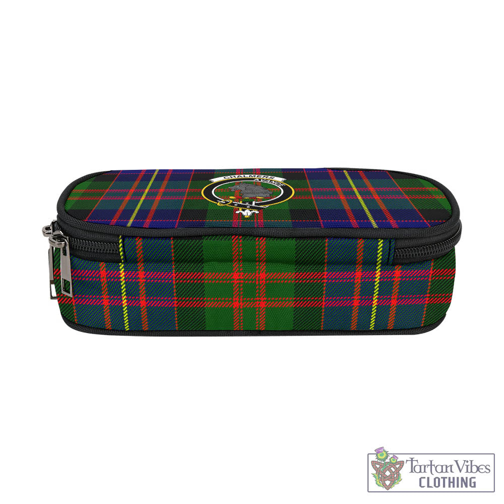 Chalmers Tartan Pen and Pencil Case with Family Crest - Tartan Vibes Clothing