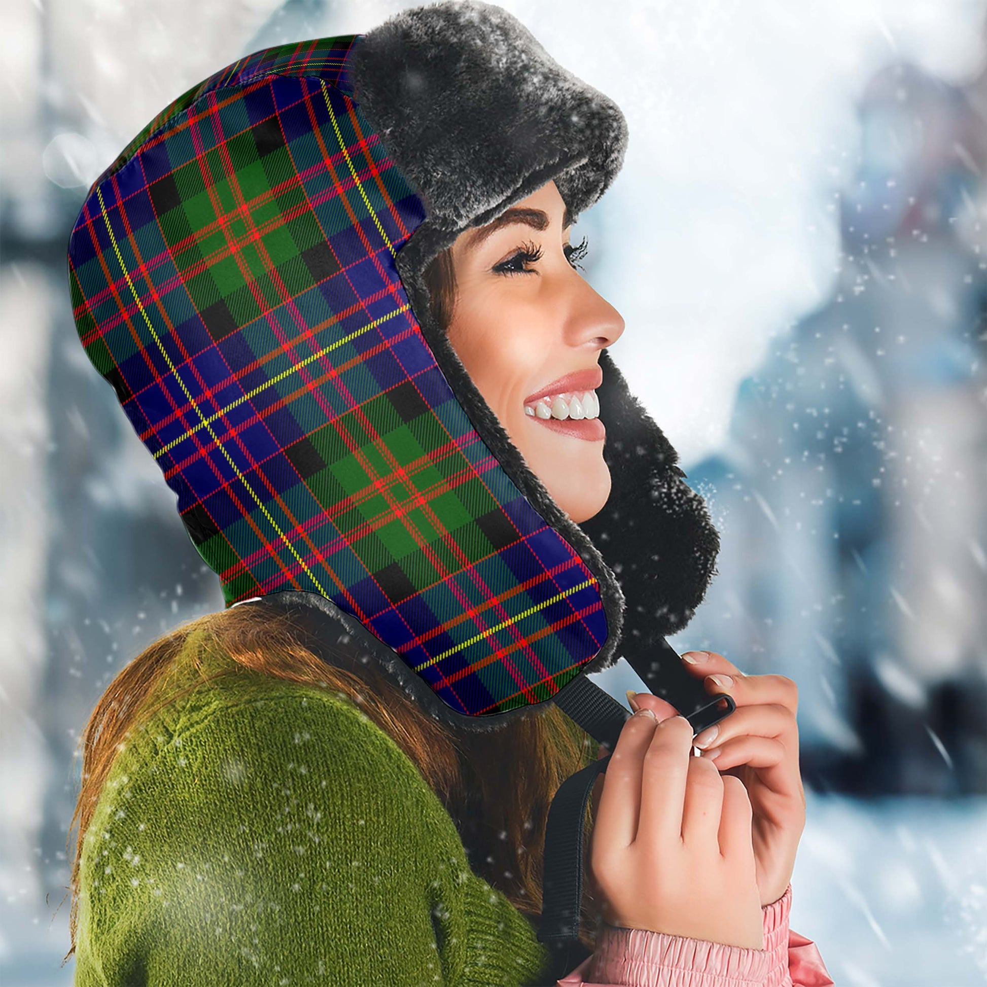 Chalmers Tartan Winter Trapper Hat - Tartan Vibes Clothing