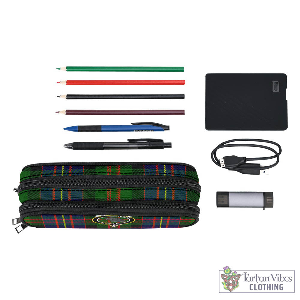 Chalmers Tartan Pen and Pencil Case with Family Crest - Tartan Vibes Clothing