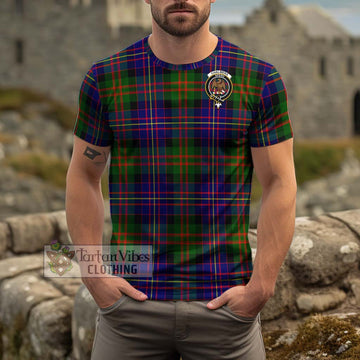 Chalmers of Balnacraig Tartan Cotton T-Shirt with Family Crest