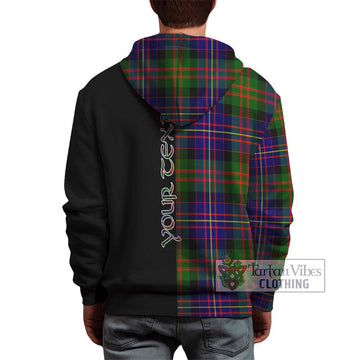 Chalmers of Balnacraig Tartan Hoodie with Family Crest and Half Of Me Style - Tartan Vibes Clothing