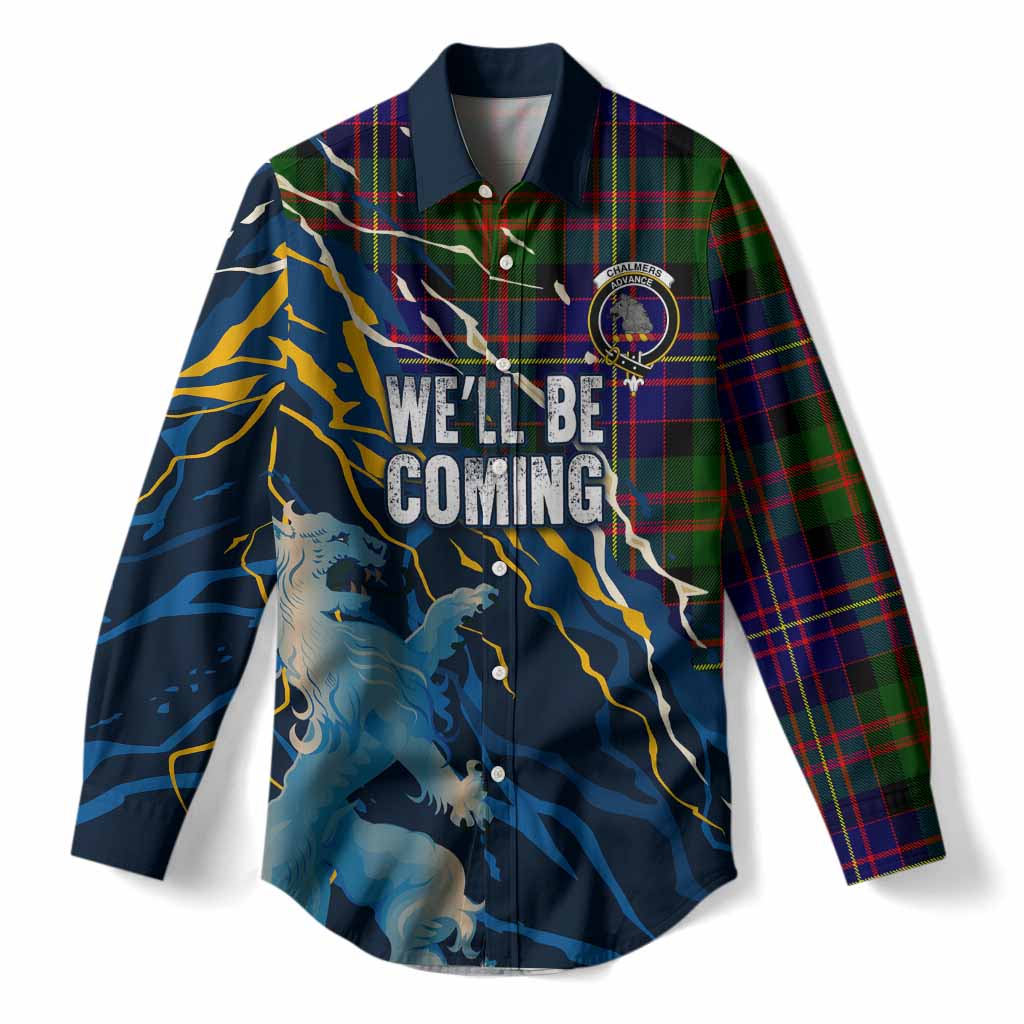 Chalmers Scotland Tartan Women Casual Shirt WC2026 Football - We'll Be Coming