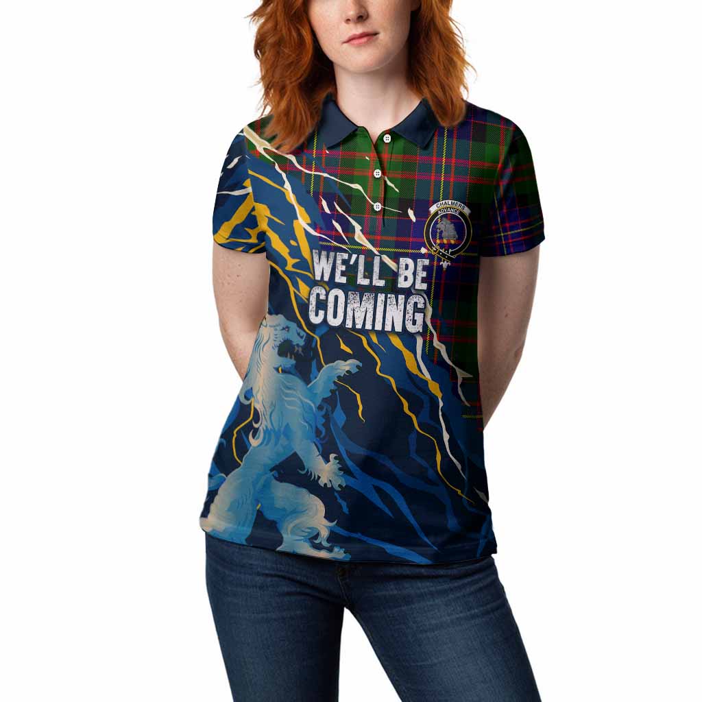 Chalmers Scotland Tartan Women Polo Shirt WC2026 Football - We'll Be Coming