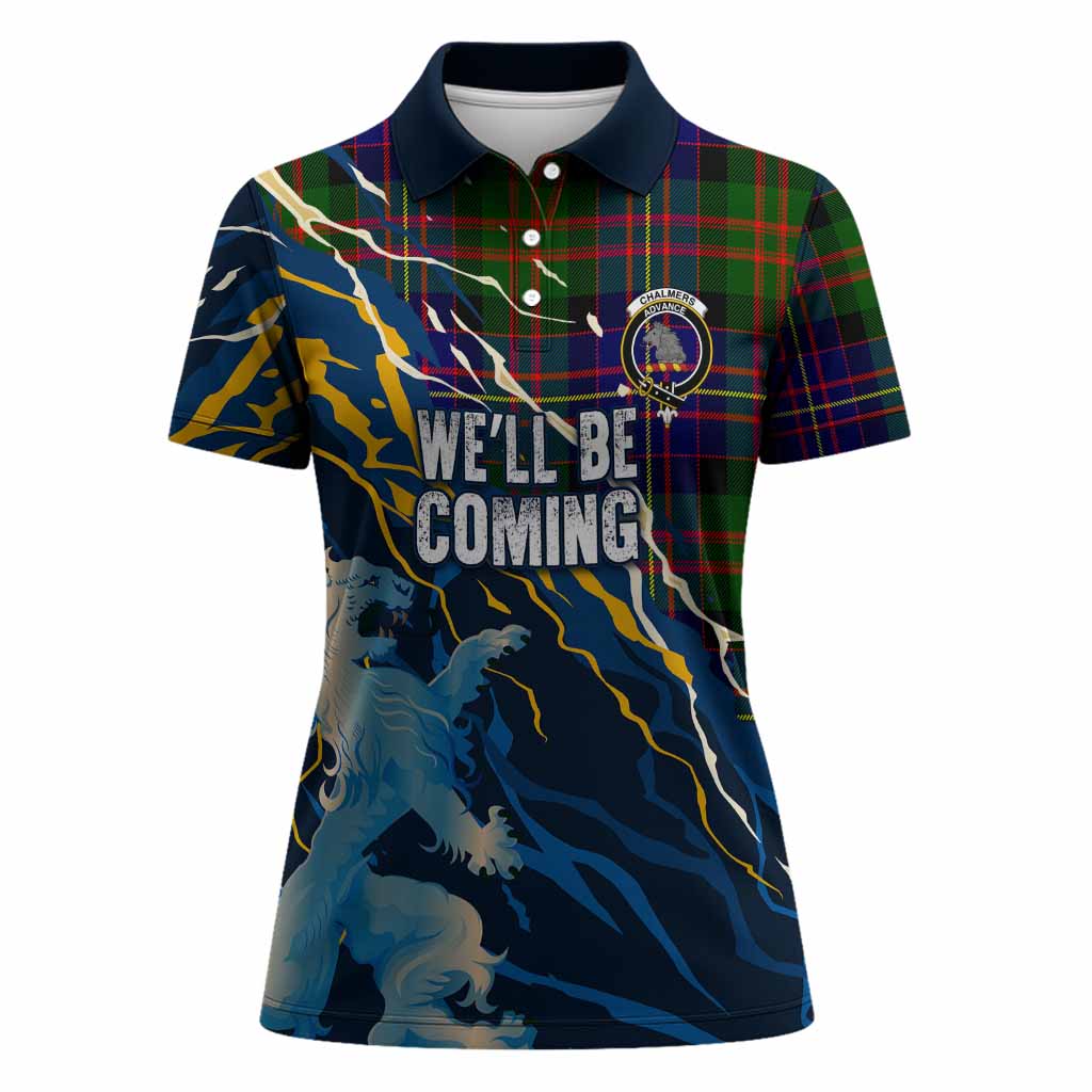 Chalmers Scotland Tartan Women Polo Shirt WC2026 Football - We'll Be Coming