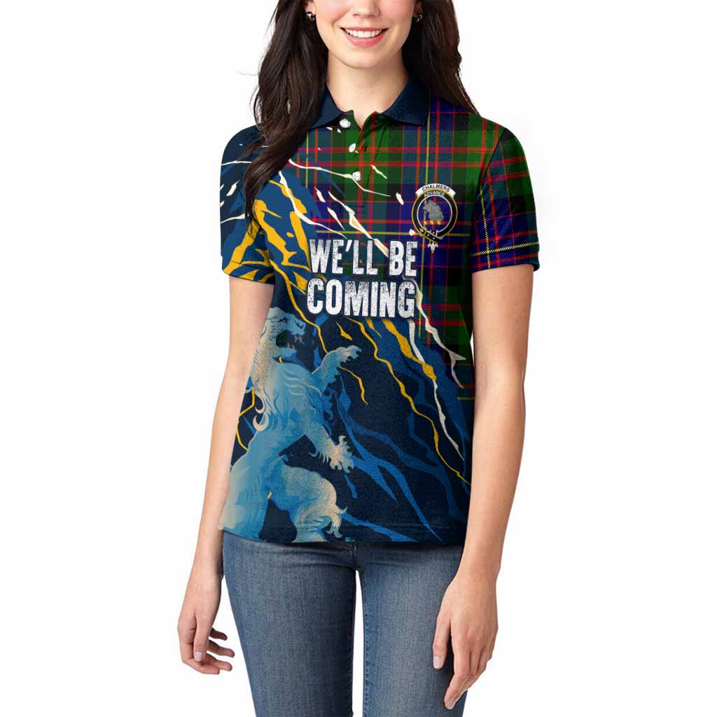 Chalmers Scotland Tartan Women Polo Shirt WC2026 Football - We'll Be Coming