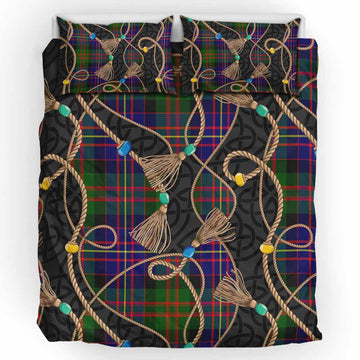 Chalmers Scottish Tartan Twisted Ropes Stylized Bedding Set UK Bedding Set UK King 91*87 inch - Tartan Vibes Clothing