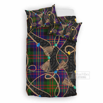 Chalmers Scottish Tartan Twisted Ropes Stylized Bedding Set UK Bedding Set UK Double 79*79 inch - Tartan Vibes Clothing